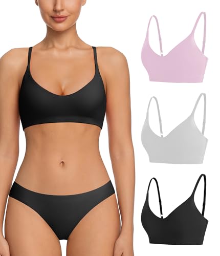 3pk Bralettes