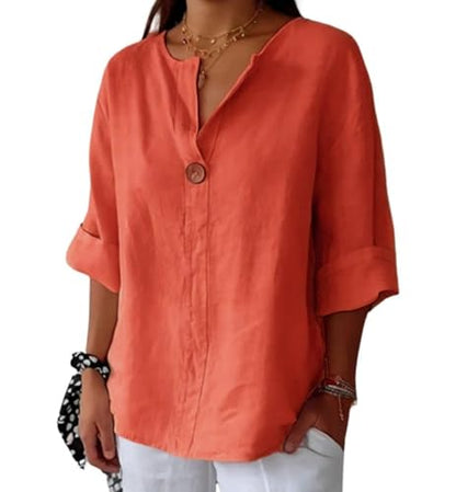Cotton Linen Blouse