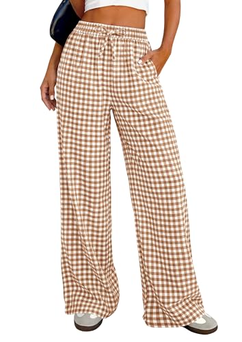 Cotton Gingham Pants