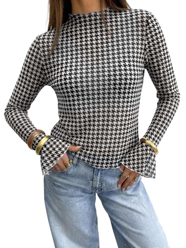 Mesh Polka Dot Top