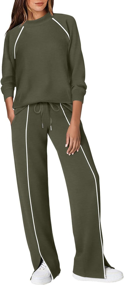 Mock Neck Fall Set