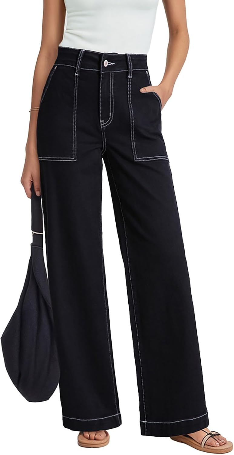 Colorblock Stretch Jeans