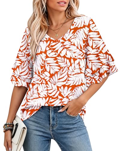 Ruffle Sleeve Blouse