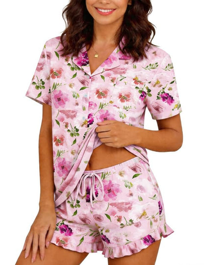 Short Sleeve Pajamas Set