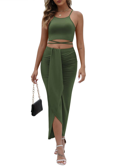 Slit Maxi Skirt