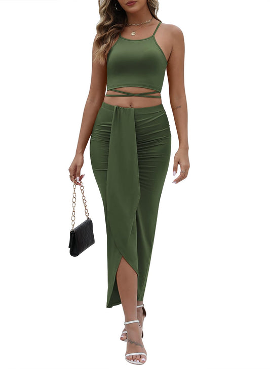 Slit Maxi Skirt