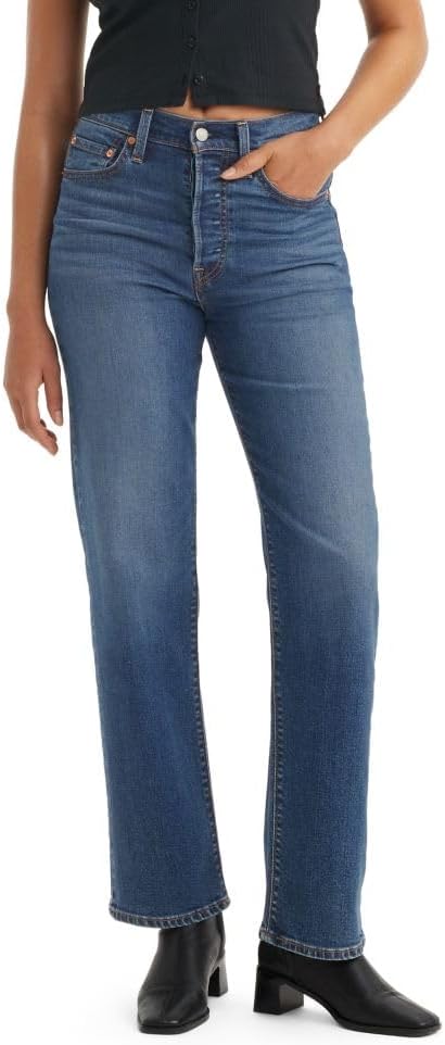 Levi's Womens Ribcage Straight Full Length Jeans