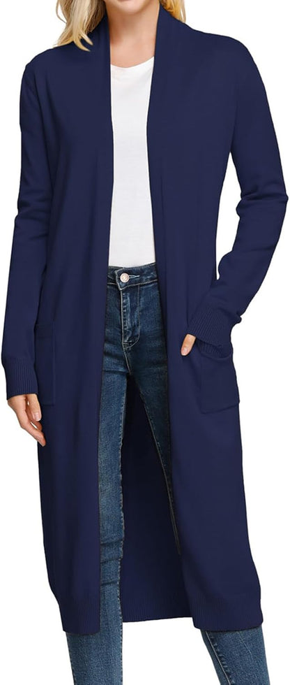 Solid Open Cardigan