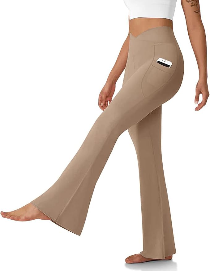 Crossover Flare Leggings