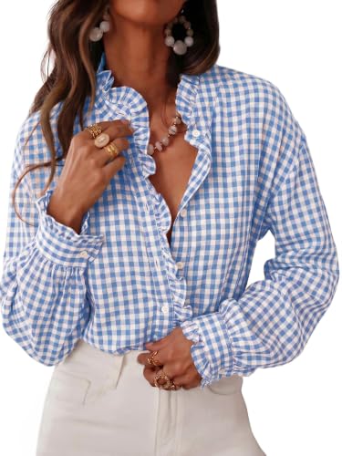 Cotton Gingham Blouse