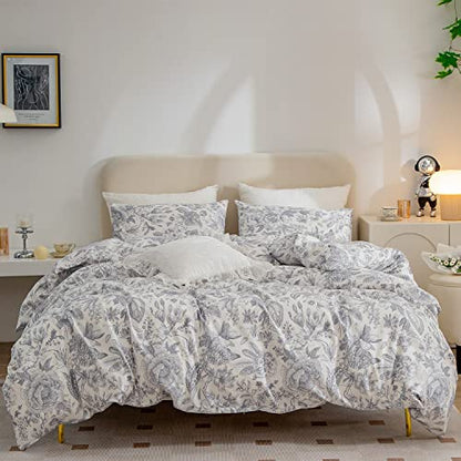 Queen Floral Duvet Set
