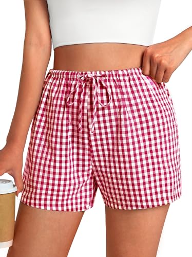 Gingham Pajama Shorts