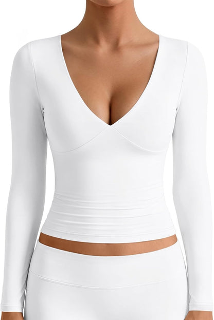 Double Lined V-Neck Shirt