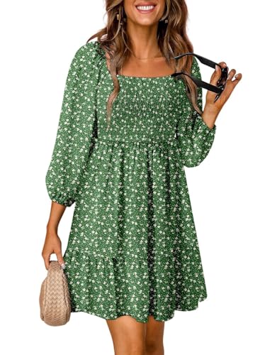 Boho Floral Mini Dress