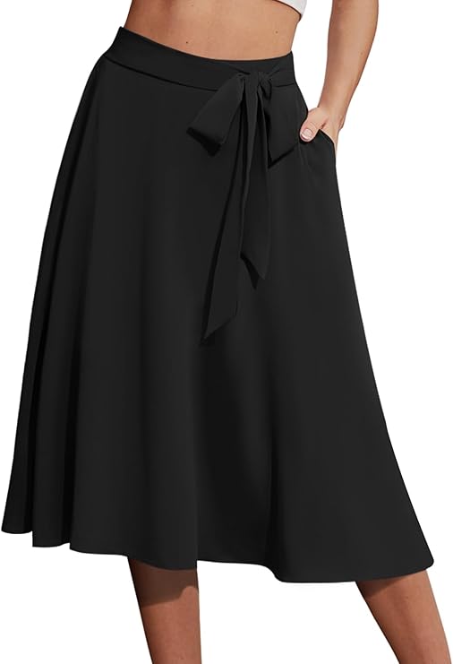 A-Line Midi Skirt