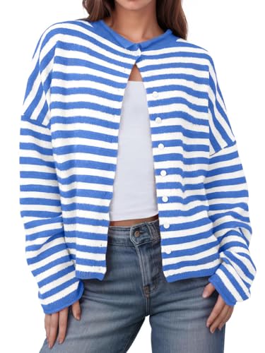 Striped Knit Cardigan