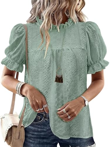 Eyelet Embroidered Blouse