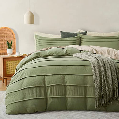 Oli Anderson Pleated Duvet Cover Set (3PCS)