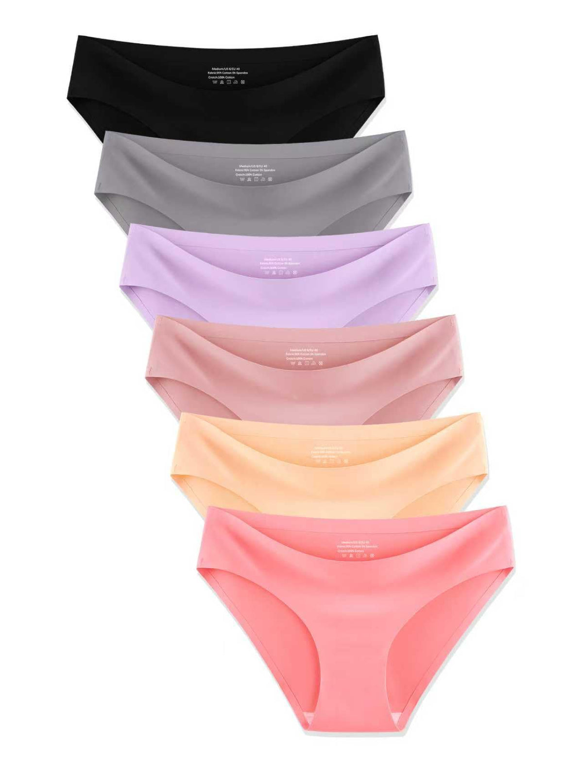 Seamless Bikini Briefs (6PK)