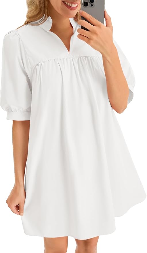Cotton Babydoll Dress