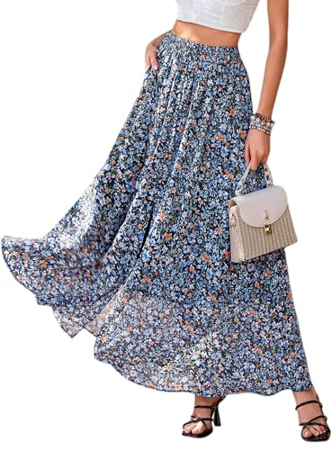 Boho Floral Skirt