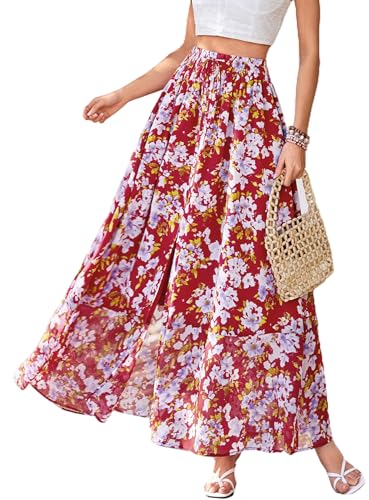 Boho Floral Skirt