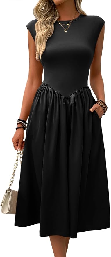 Cap Sleeve Dress