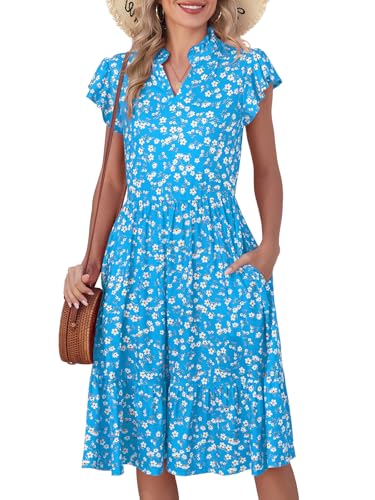 Flutter Sleeve Summer Dress