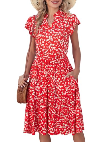 Flutter Sleeve Summer Dress