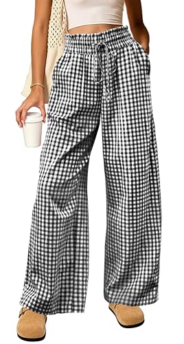 Cotton Gingham Pants