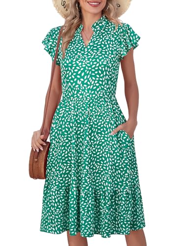 Flutter Sleeve Summer Dress