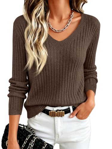 ANRABESS Ribbed Sweater