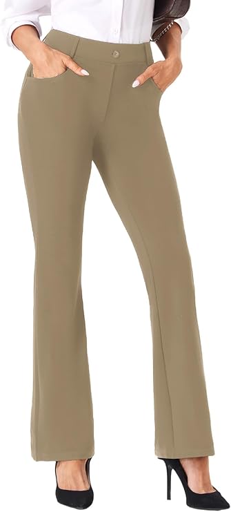 traight Leg Stretchy Dress Work Pants