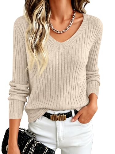 ANRABESS Ribbed Sweater