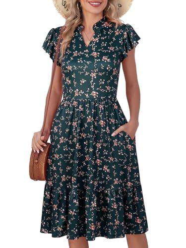 Flutter Sleeve Summer Dress