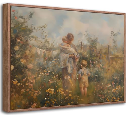 Vintage Cat Framed Bathroom Art
