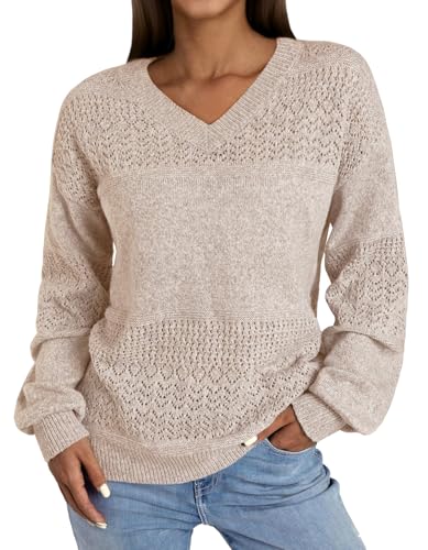 V Neck Knit Sweater