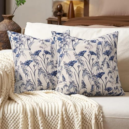 Vintage Floral Pillow Covers 2pc