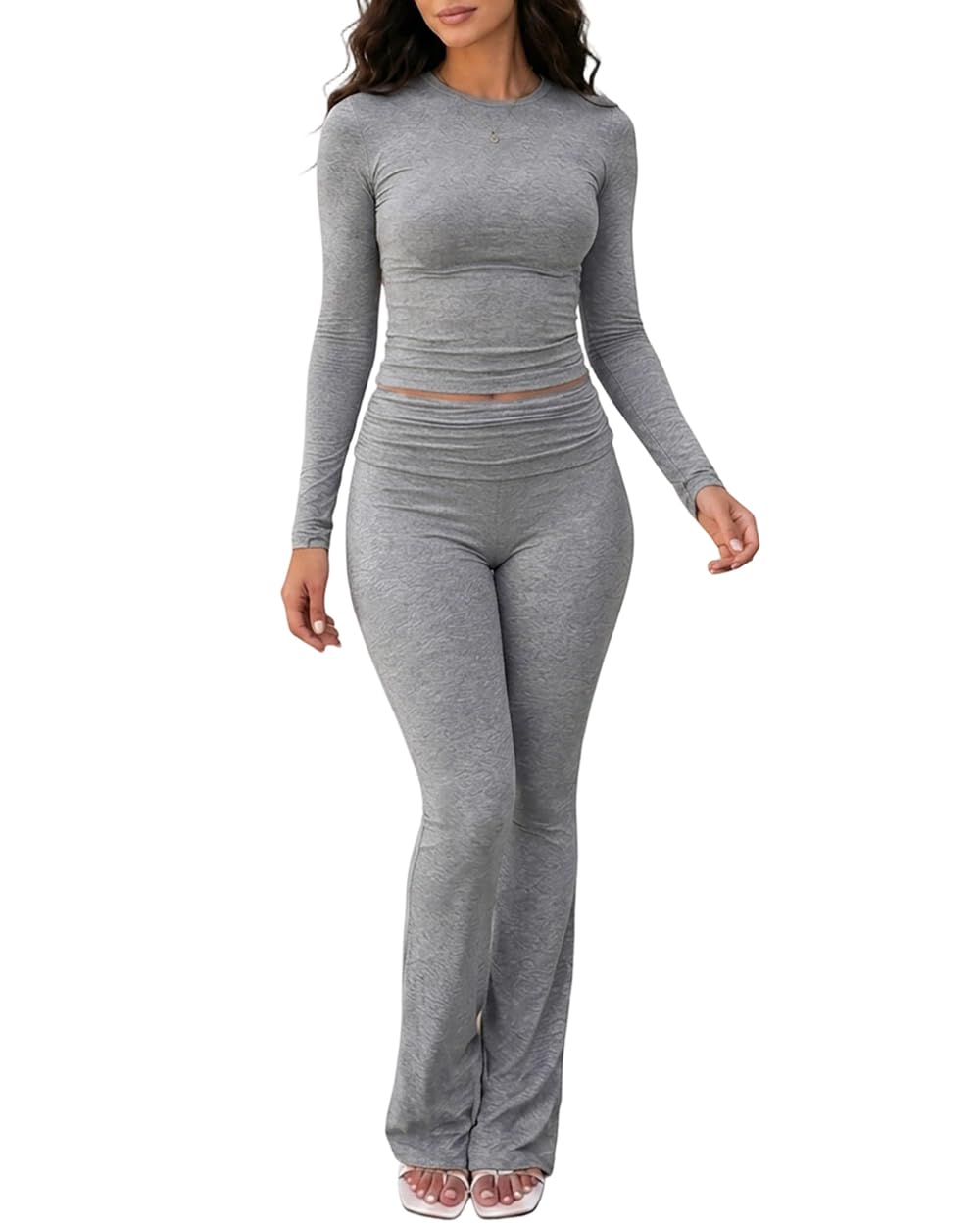Long Sleeve Foldover Set