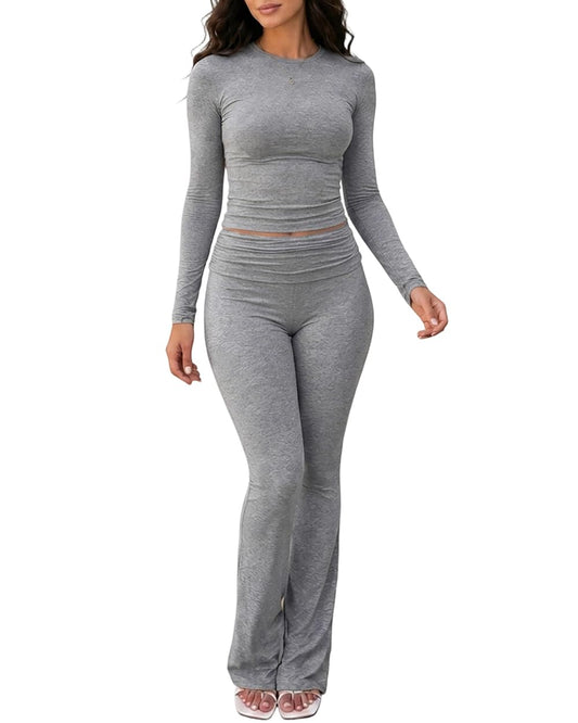 Long Sleeve Foldover Set