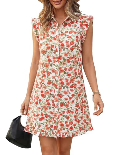Floral Button Down Dress