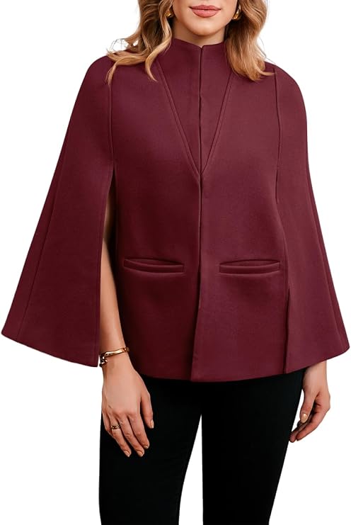 Crop Cape Pea Coat