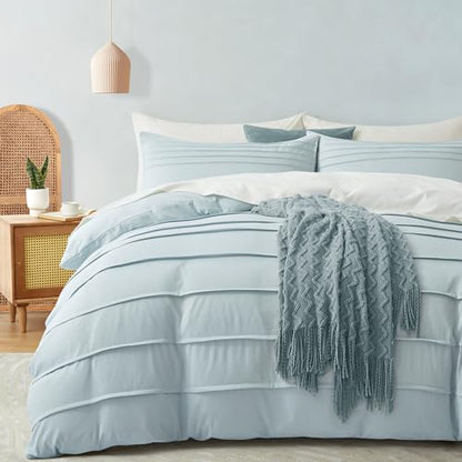 Oli Anderson Pleated Duvet Cover Set (3PCS)
