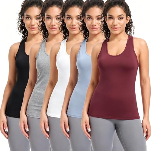 5pk Racerback Tank Tops