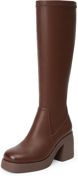 Chunky Heel Boots