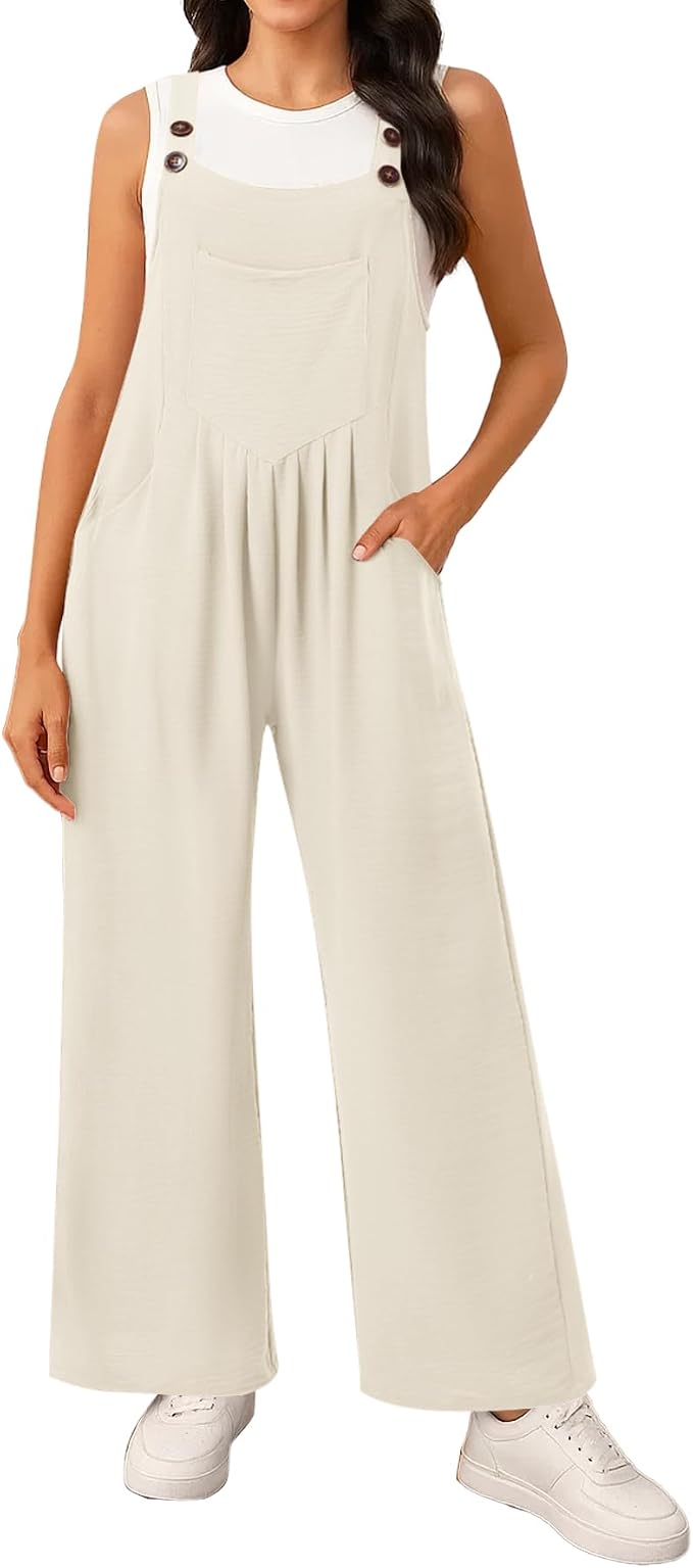 Wide Leg Overalls