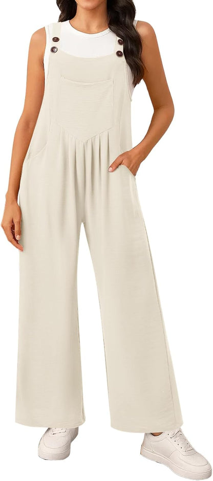 Wide Leg Overalls