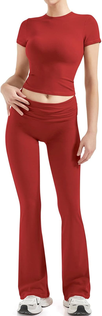 Foldover Leggings Set