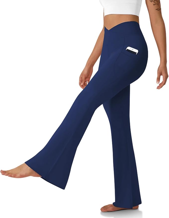Crossover Flare Leggings