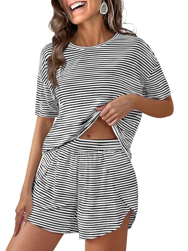 ANRABESS Striped Pajama Set